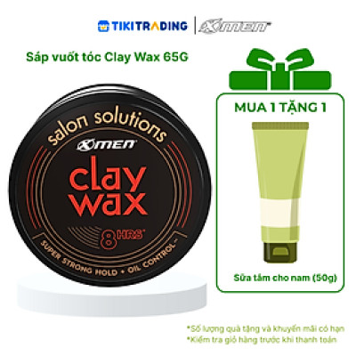 Sáp vuốt tóc Xmen Salon Solution 65g - 8h giữ nếp với 3 lựa chọn
