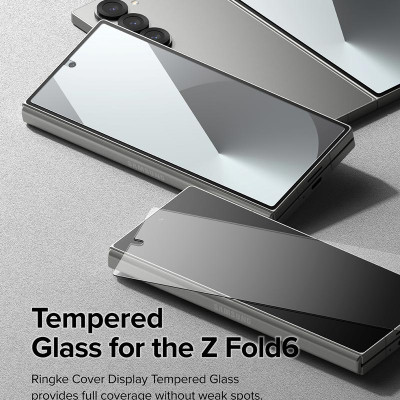 Combo 2 Miếng Dán cường lực Samsung Galaxy Z Fold 6 RINGKE Cover Display Tempered Glass (Màn hình ngoài)_ Hàng chính hãng