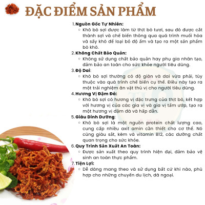 KHÔ BÒ XÉ SỢI TÂN LỘC PHÁT