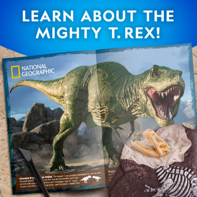 Đồ Chơi National Geographic Bộ Khảo Cổ Truy Tìm Xương Khủng Long Bạo Chúa STEAM RTTREXDIG