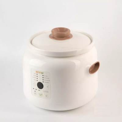 Nồi nấu cháo chậm điện tử Bennix BN-30SLC - Dung tích 3 lít - 8 chức năng - 3 tốc độ nấu - Hàng chính hãng