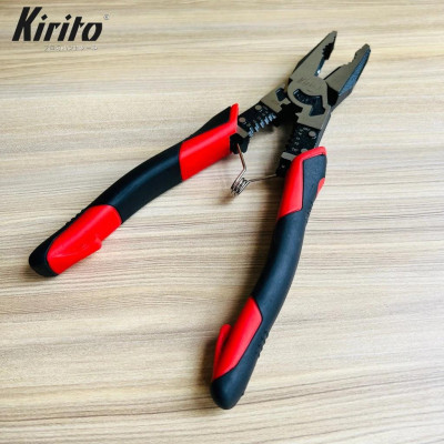 Bộ Kìm Đa Năng Kirito Japan CR-V – Tuốt, Cắt, Uốn Dây | Siêu Bền, Tiết Kiệm 30% Lực có lò xo