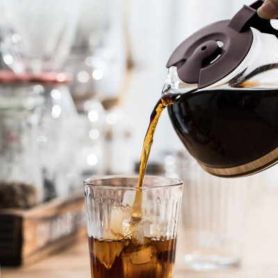 Máy Pha Cà Phê BEAR KFJ-A06Q1 Kiêm Pha Trà Công Suất 550 W - Hàng Nhập Khẩu