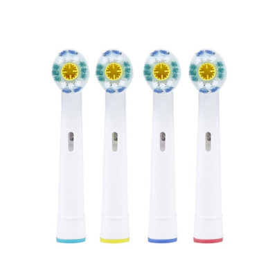 Cho máy Oral B Braun, bộ 4 Đầu Bàn Chải đánh răng điện thay thế MIHOCO EB18-P New , phá tan mảng bám, cho răng trắng sáng