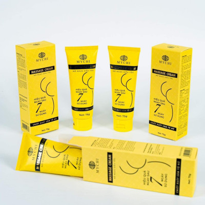 5h Kẹo mầm sâm tố nữ Xmax Mychi và Kem nở ngực siêu tốc Mychi Massage Cream