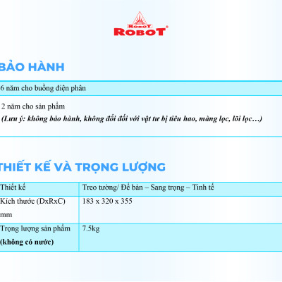 Máy Lọc Nước Điện Giải Ion Kiềm Thông Minh Robot IonPrince 1312 Để Bàn Treo Tường Tạo 12 Loại Nước Điện Giải - Hàng Chính Hãng