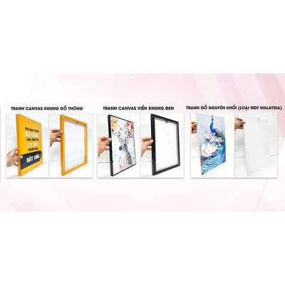 Tranh Nghệ Thuật - Tranh Treo Tường Nghệ Thuật Trừu Tượng 7 (Bộ 3 tấm)