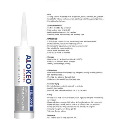 Keo silicone alokeo A100