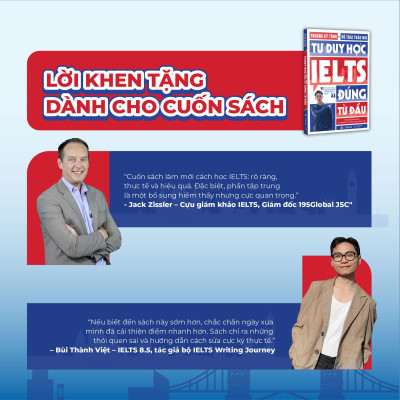Sách - Tư Duy Học IELTS Đúng Từ Đầu - Nền Tảng Chiến Lược Cho Hành Trình Chinh Phục Tiếng Anh