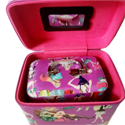 Hộp đựng mỹ phẩm, cốp trang điểm nhiều họa tiết mang đi du lịch tiện lợi 