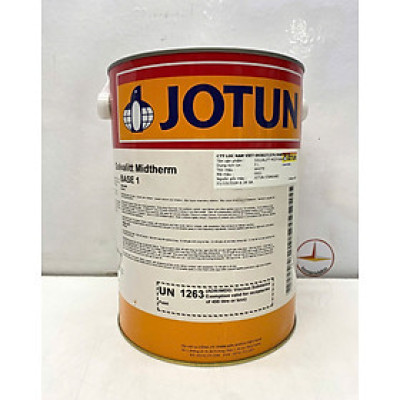 Sơn chịu nhiệt Jotun Solvalitt Midtherm (260°C) Base 1 màu trắng White 001_ 5L