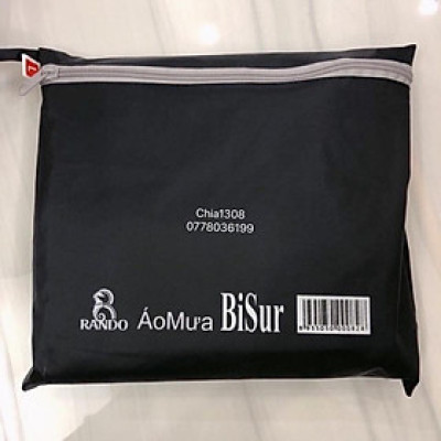 Áo mưa bít 1 người cao cấp thương hiệu RANDO (sỉ inbox)