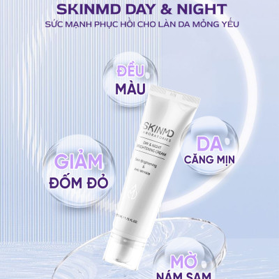 Kem Dưỡng Trắng Da Skinmd Day & Night Brightening Cream 50ml 