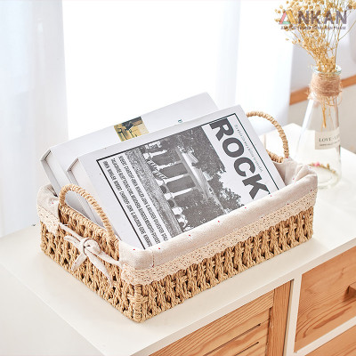 Giỏ Cói Vintage Có Quai – Đựng Đồ, Đi Picnic, Decor Nhà Cửa