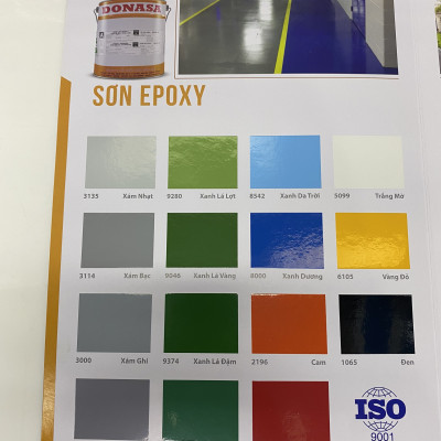 Sơn sàn bê tông Donasa /Floor coating Paint màu xám ghi DEF 3000 3L