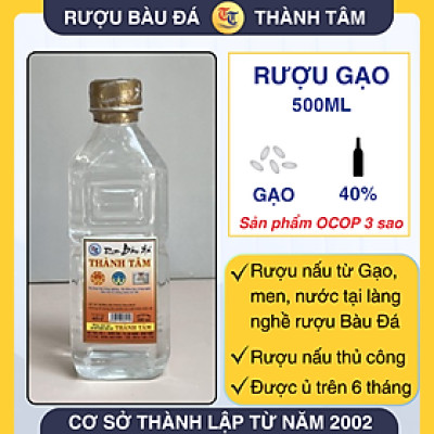 Đặc Sản Bình Định - Rượu Bàu Đá Thành Tâm Gạo - OCOP 3 Sao