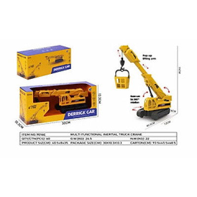 Đồ chơi mô hình cần cẩu quán tính chạy đà 9016E - 678