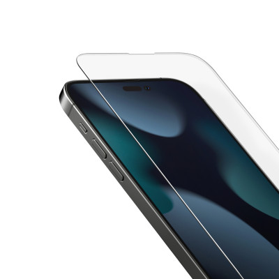 Kính Cường Lực Trong Suốt UNIQ OPTIX Clear Dành Cho iPhone 14 PRO MAX / 14 PRO / 14 PLUS / 14 / 13 Series- Hàng Chính Hãng