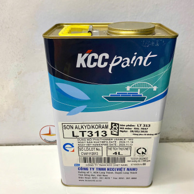 Sơn Alkyd KCC LT313 Base A màu xám RAL 7047 _4L
