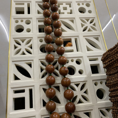 Vòng Lắc Bụng / Vòng Lắc Eo Hạt Gỗ Hương Cao Cấp Hạt 7cm ( video , hình thật )