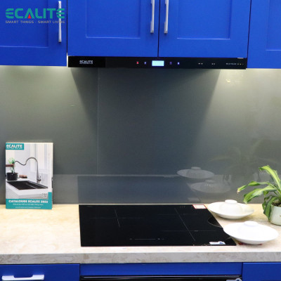 Máy Hút Mùi Âm Tủ H-Series Ecalite EH-AT90LCD - Kính Đen - Điều Khiển Cảm Ứng 3 Tốc Độ - Màn Hình LCD Hiện Đại - Hàng Chính Hãng