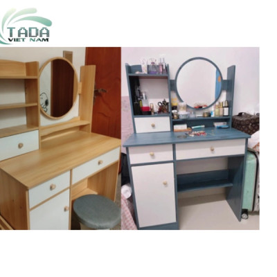 Bàn trang điểm gương tròn hiện đại TD3026