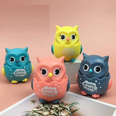 Đồ Chơi Chim Cú Chạy Xoay 360 Độ Happy Owl Nhiều Màu PaKaSa - Hàng chính hãng (Giao màu ngẫu nhiên)