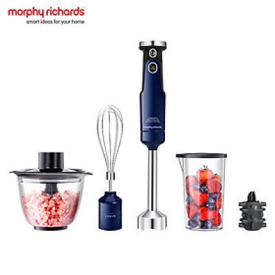 Máy xay sinh tố cầm tay 4 trong 1 Morphy Richards MR6006, công suất 600W, tích hợp 8 tốc độ quay cùng chế độ Turbo, dung tích cối chứa 500ml- Hàng chính hãng