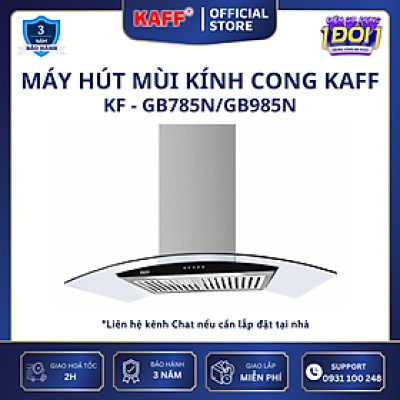 Máy hút mùi kính cong 900mm KAFF KF-GB985N - Hàng Chính Hãng
