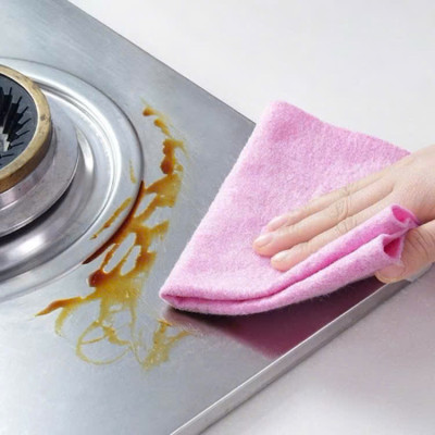 Bộ 3 Khăn Lau Xơ Dừa Thấm Hút Nhanh, Dùng Cho Bếp và Nhà Tắm - HÀNG CHÍNH HÃNG MINIIN