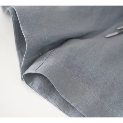 Set Đồ Nữ LINEN Haint Boutique Sơ Mi Cổ Vest Mix Short Lửng Chất Vải Mềm Mát Phong Cách Ulzzang Bv05