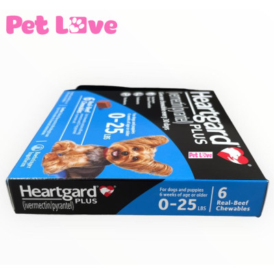 1 viên Heartgard xổ giun tim, giun đũa, giun móc (chó dưới 11,5kg)