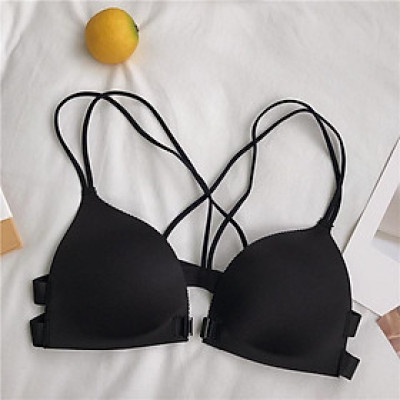 Áo Bra Đúc Su Dây Chéo Cài Trước - AO59