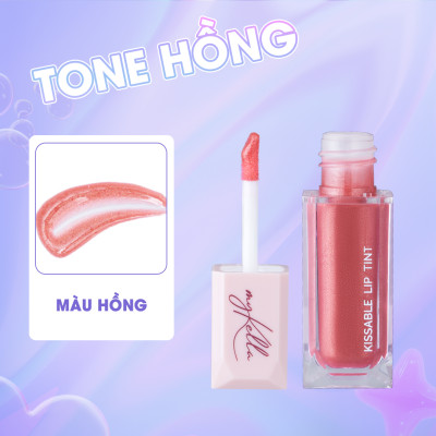 Son Bóng myKella Dưỡng Ẩm Lâu Trôi Màu Cam Đất