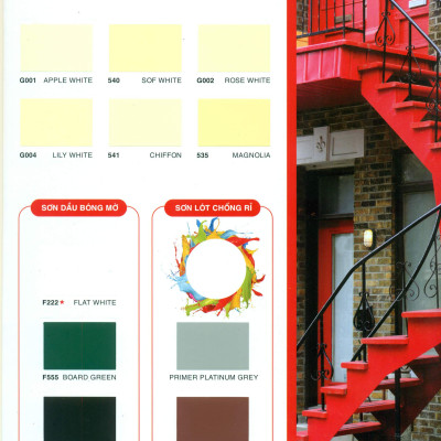 Sơn dầu Galant màu Trắng bóng 500 375ml