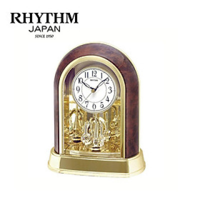 Đồng hồ để bàn Nhật Bản Rhythm 4SG696WT23 Kt 21.3 x 27.1 x 12.2cm, 1.3kg Vỏ nhựa