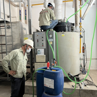 Hóa chất tẩy cặn nồi hơi ở HCM