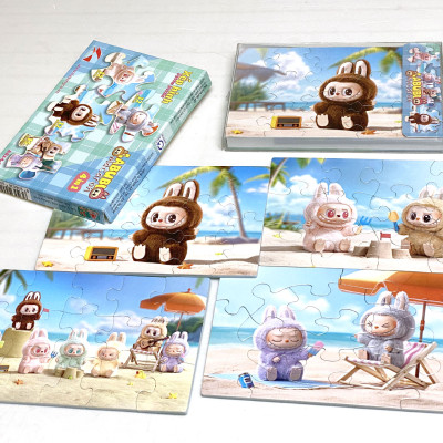 Xếp hình xốp A6 (4 in1) 12 mảnh - LABUBU