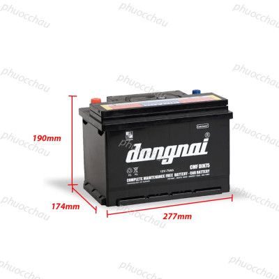 Ắc Quy Dong Nai CMF DIN75 (12V75Ah)