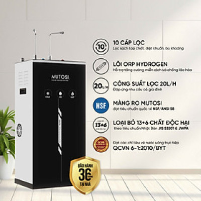 [Miễn phí vận chuyển & lắp đặt] Máy lọc nước nóng lạnh nguội 10 lõi. Hàng chính hãng Mutosi MP-M1011