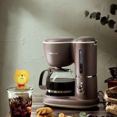 Máy Pha Cà Phê BEAR KFJ-A06Q1 Kiêm Pha Trà Công Suất 550 W - Hàng Nhập Khẩu