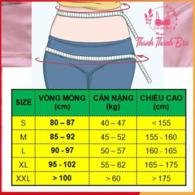 Quần lót 1407 - Free size Form XL - Quần chip big size, vải mềm mặc thoải mái