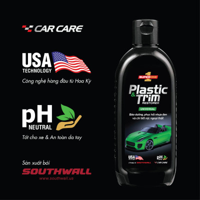 Kem Phục Hồi Nhựa & Ốp Viền Ô Tô SUPERONE Plastic & Trim Restorer - Universal SOUTHWALL B301