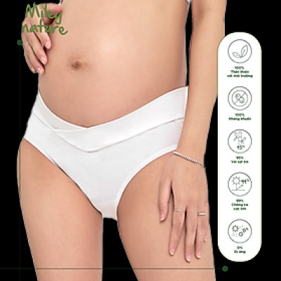 Quần Lót Bầu Cạp Chéo Vải Sợi Thiên Nhiên Cao Cấp Miley Nature Miley Lingerie PRB0200