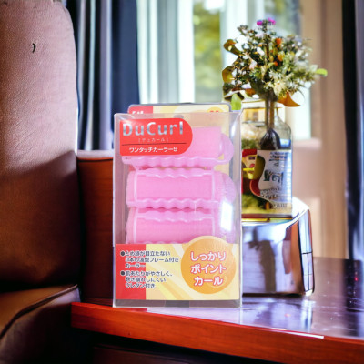 Lô Cuốn Tóc Làm Từ Nhựa Dẻo Cao Cấp Ducurl Kai HC0643 Size M - 33mm (Set 4 Cái)