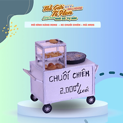 MÔ HÌNH TỰ LẮP RÁP DIY SÀI GÒN THU NHỎ - XE CHUỐI CHIÊN - HR06