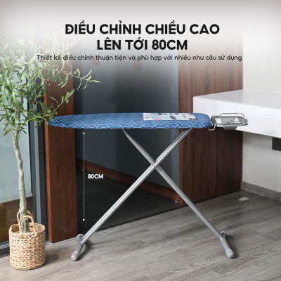Bàn để ủi quần áo khung bằng thép Lebenlang LBB363