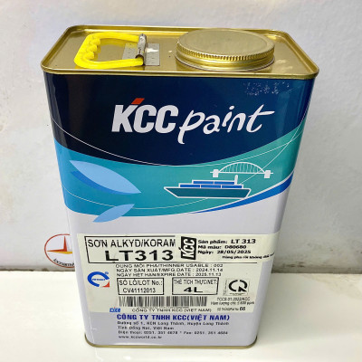 Sơn Alkyd KCC LT313 Base A màu xám D80680 _4L 