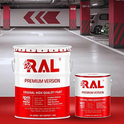 Sơn sàn Garage hệ lăn (trung gian) RAL GARAGE MIO - 5KG