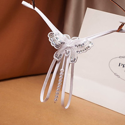 [Che tên] Quần lót nữ lọt khe hạt cườm dài sexy